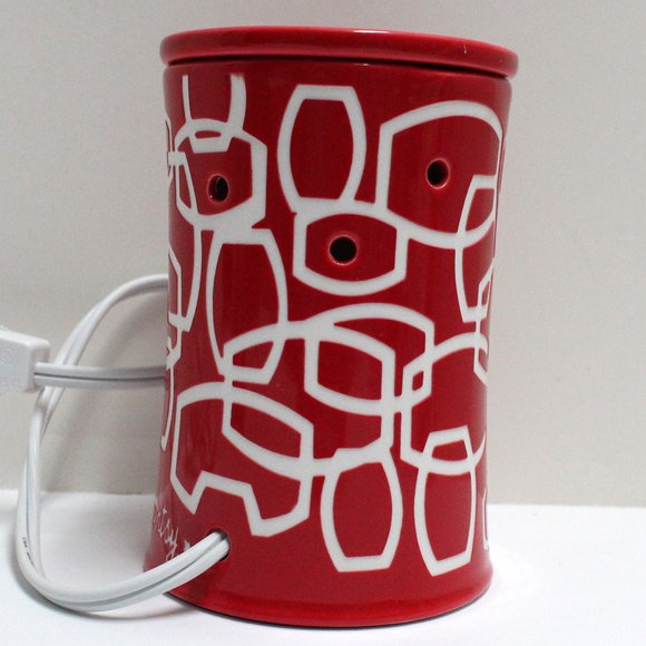 Red & White Scentsy Electric Corded Wax Warmer - Picture 6 of 14